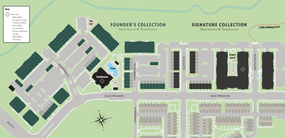 Brompton House community site plan